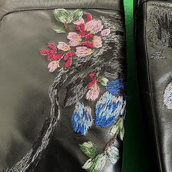 Runway Boots - Exquisite Embroidered Boots from Shiatzy Chen size 8.5/9 - Picture 11 of 16